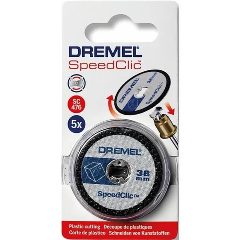 Image secondaire de Disque de coupe Dremel SC476 (5 Unités)