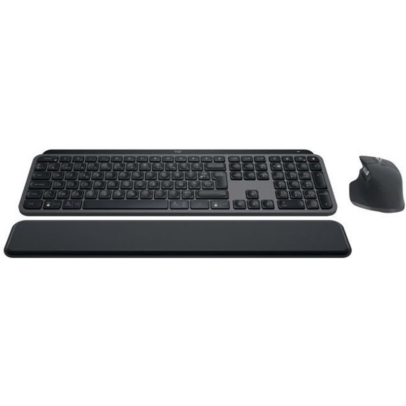 Logitech MX Keys S Combo clavier Souris incluse RF sans fil + Bluetooth Azerty Belge Graphite