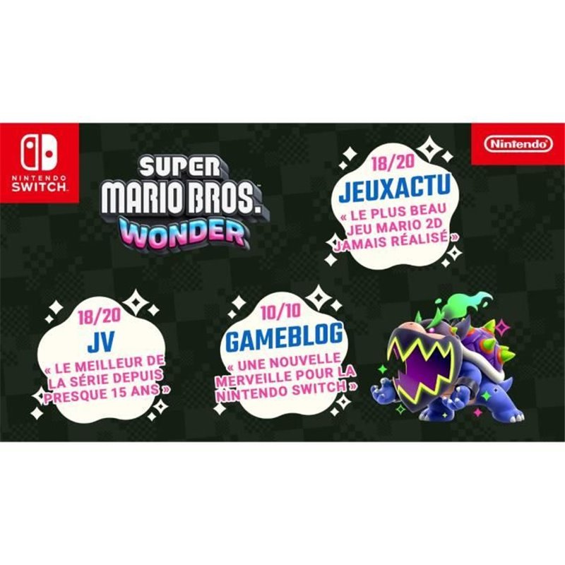 Image secondaire de Jeu vidéo pour Switch Nintendo Super Mario Bros. Wonder (FR)