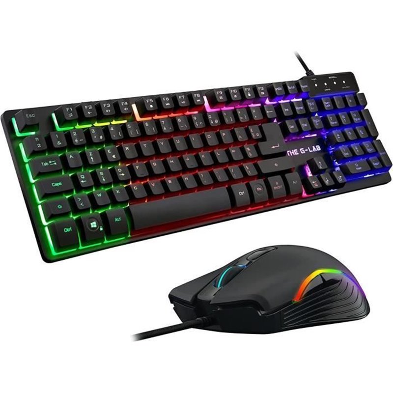 Clavier et souris The G-Lab PACK-WL-PC-BK