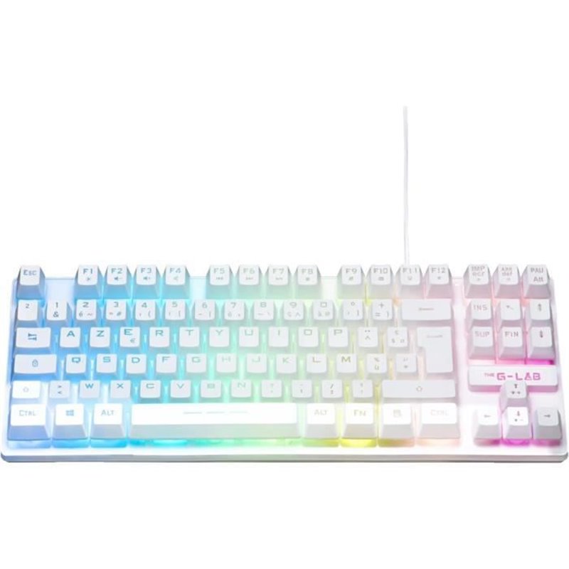 Clavier pour jeu The G-Lab Caesium TKL Azerty