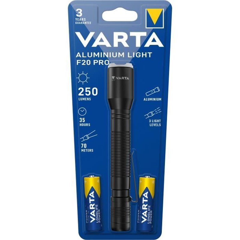 Varta 16607 101 421 torche et lampe de poche Aluminium Lampe torche LED