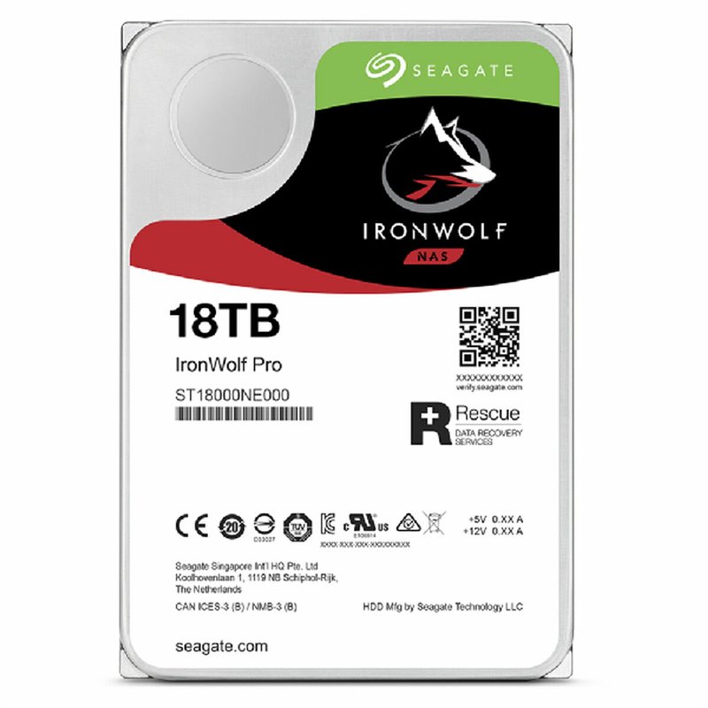 Image secondaire de Seagate IronWolf Pro ST18000NT001 disque dur 3.5