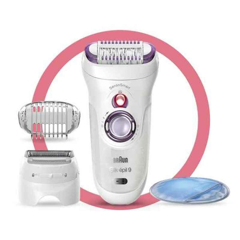 Braun Silk-épil 9 81706314 épilateur 40 pince(s) Blanc, Violet