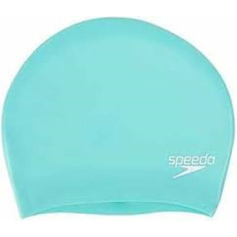 Bonnet de bain Speedo 8-06168B961 Bleu Vert Silicone Plastique Tous les âges