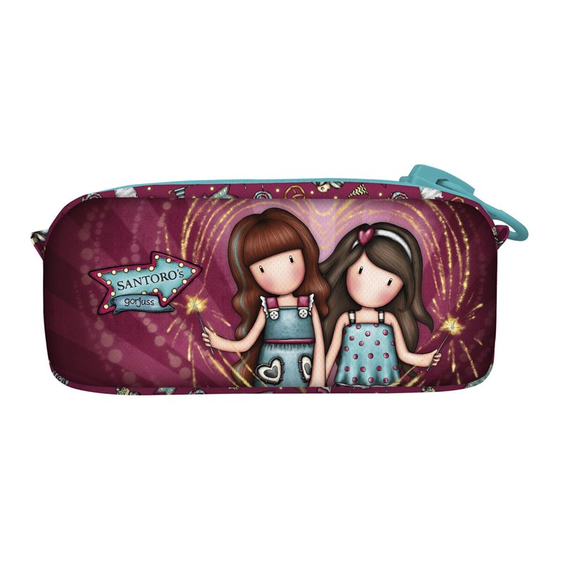 Image secondaire de Trousse de Toilette Gorjuss Fireworks Bordeaux (21.5 x 10.5 x 7 cm)