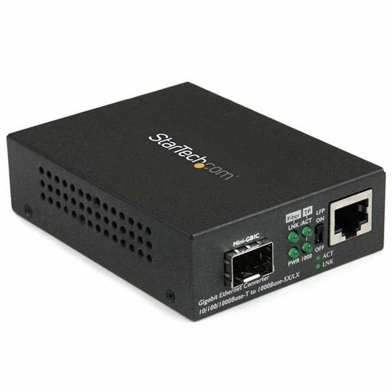 Startech.com Convertisseur de média Gigabit Ethernet fibre optique avec slot SFP ouvert