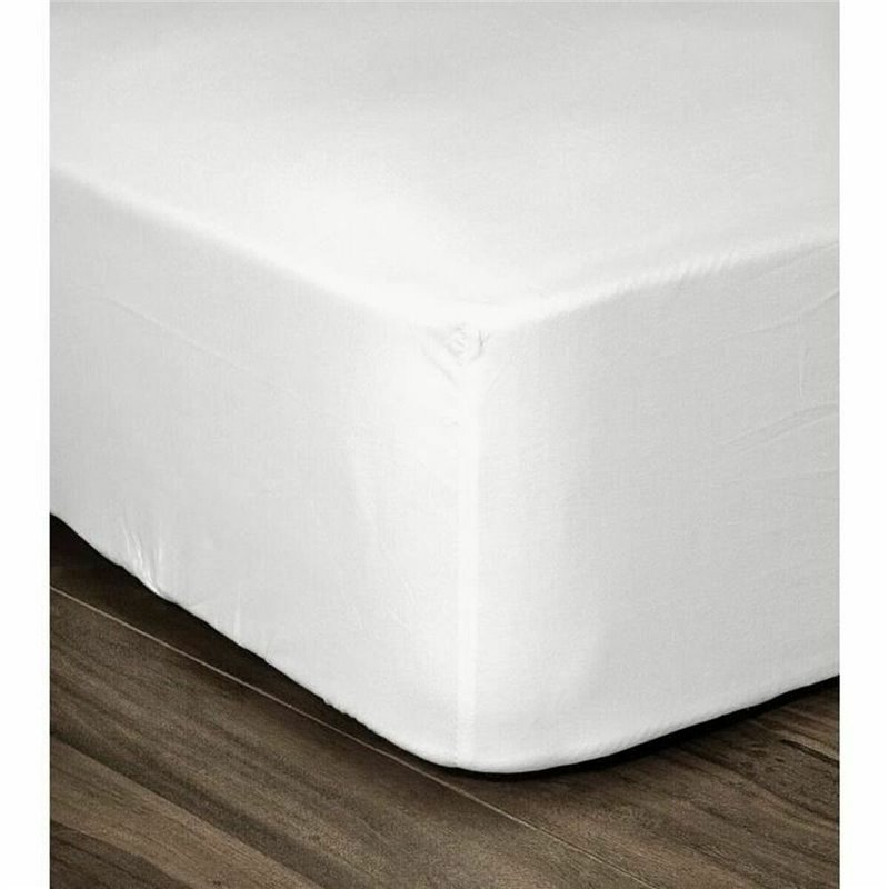 Drap housse Lovely Home Blanc 160 x 200 cm (Lit double)