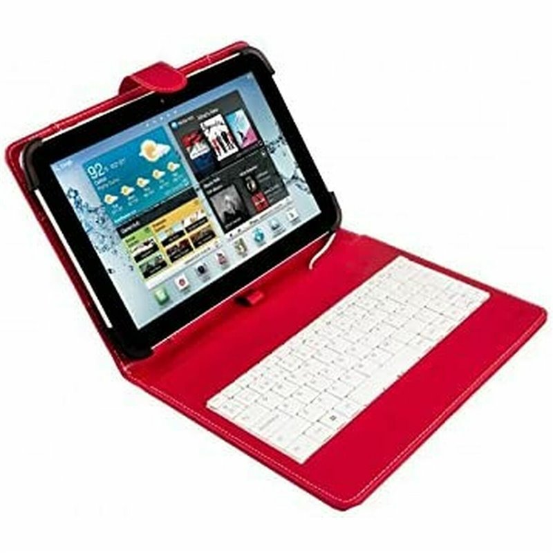 Silverht 111916140199 clavier pour tablette Rouge, Blanc Micro-USB Espagnole