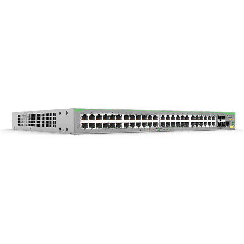 Allied Telesis FS980M/52PS Géré L3 Fast Ethernet (10/100) Connexion Ethernet, supportant l'alimentation via ce port (PoE) Gris