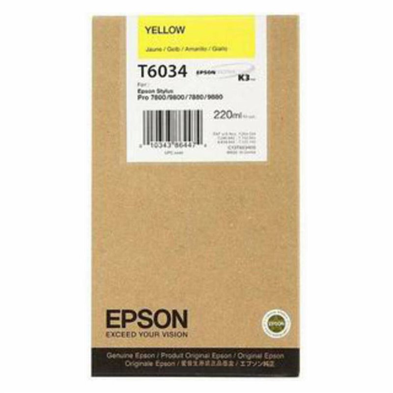 Epson Encre Pigment Jaune SP 7800/7880/9800/9880 (220ml)