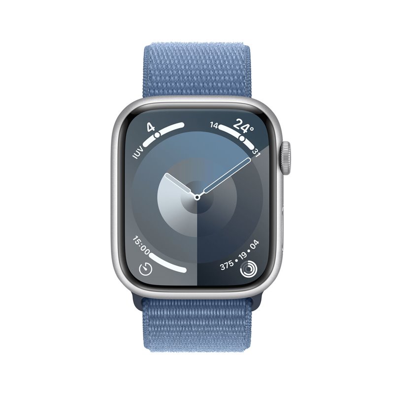 Image secondaire de Montre intelligente Watch S9 Apple MRMJ3QL/A Bleu Argenté 1,9