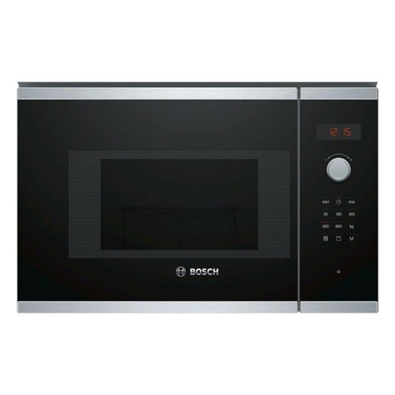 Bosch BEL523MS0 micro-onde Intégré 20 L 800 W Noir, Acier inoxydable