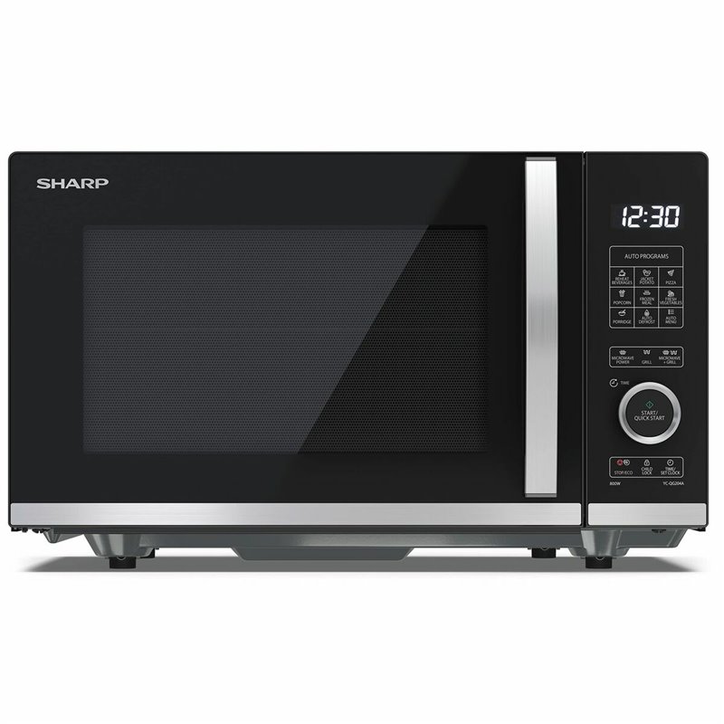 Image secondaire de Sharp YC-QG204AE-B micro-onde Comptoir Micro-ondes grill 20 L 800 W Noir