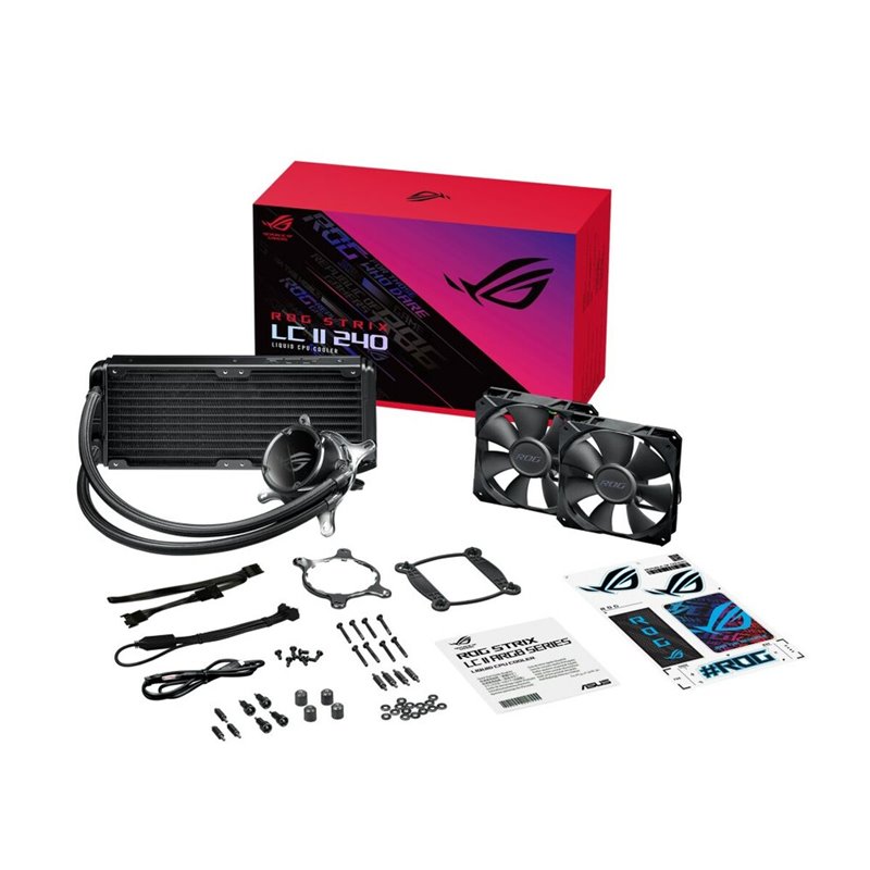 Image secondaire de Asus ROG STRIX LC II 240 Processeur Refroidisseur de liquide tout-en-un 12 cm Noir