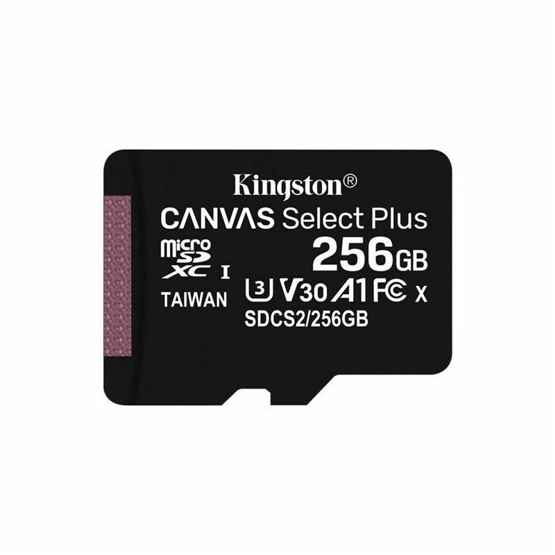 Image secondaire de Kingston Technology Carte micSDXC Canvas Select Plus 100R A1 C10 de 256 Go sans ADP