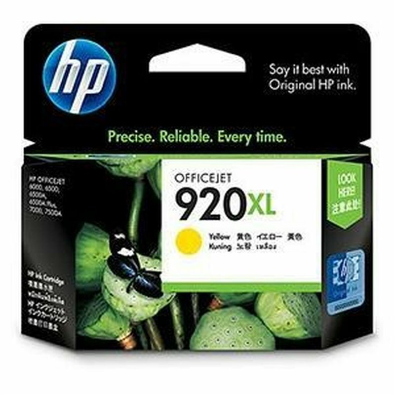 HP 920XL cartouche d'encre jaune grande capacité authentique