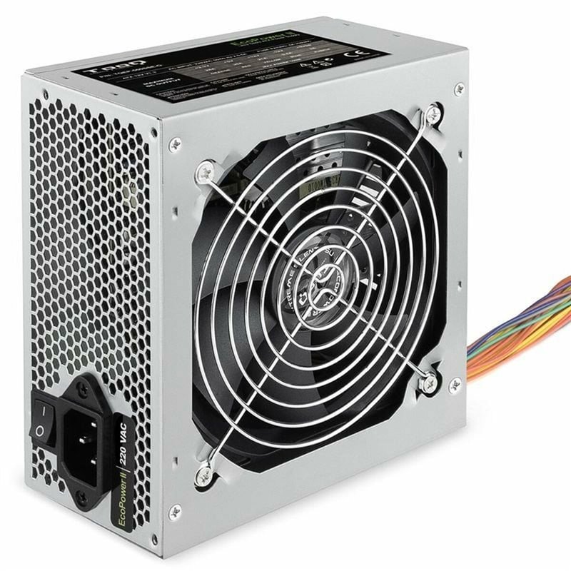 Tooq Fonte Ecopower II unité d'alimentation d'énergie 500 W 20+4 pin ATX ATX Argent