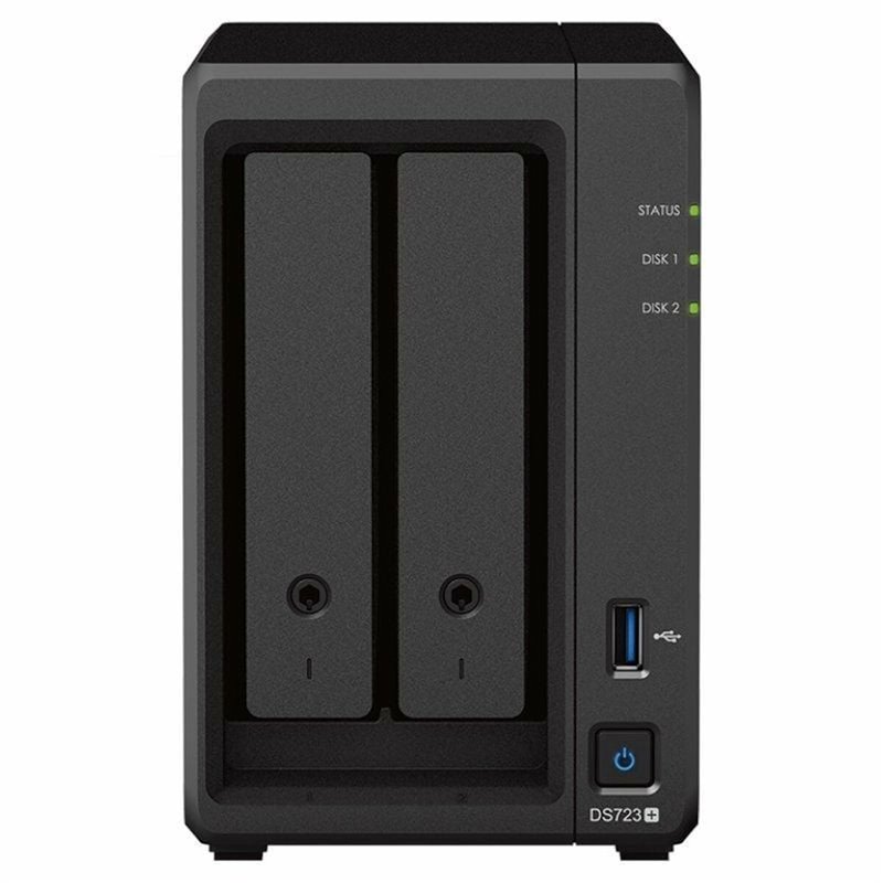 Stockage en Réseau NAS Synology DS723+ Noir AM4 Socket: AMD Ryzen AMD Ryzen R1600