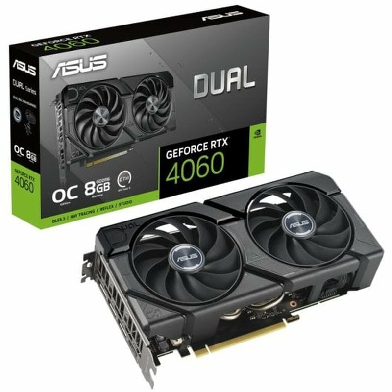 Asus Dual -RTX4060-O8G-EVO Nvidia GeForce RTX 4060 8 Go GDDR6