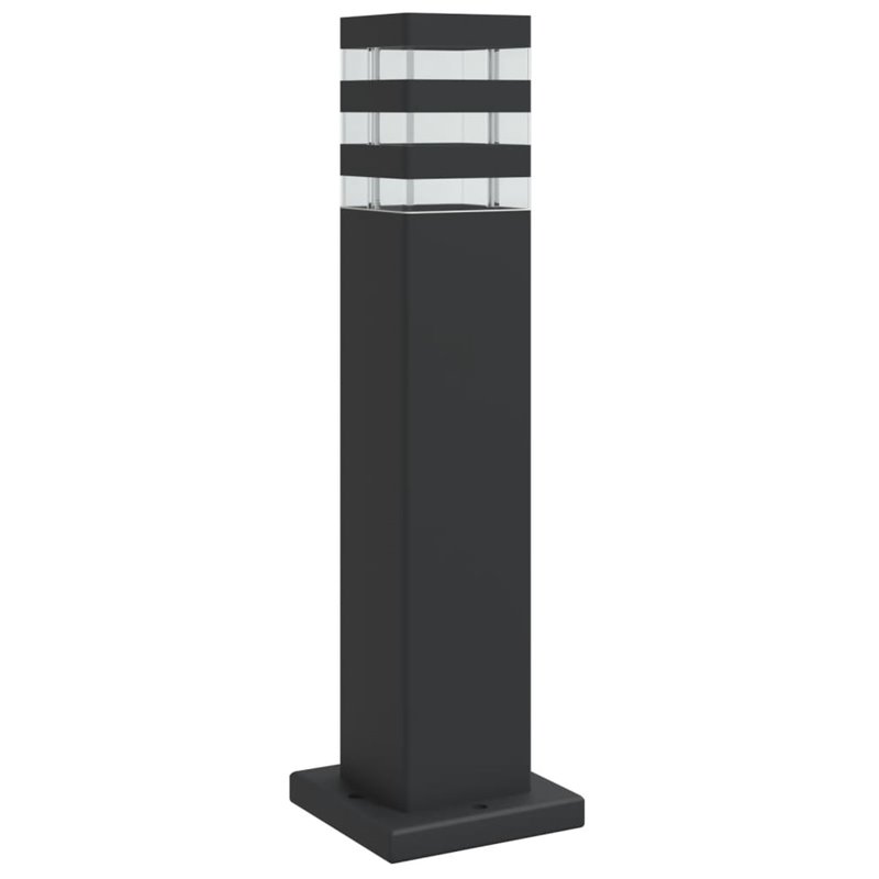 Image secondaire de VidaXL Lampadaire d'extérieur noir 50 cm aluminium