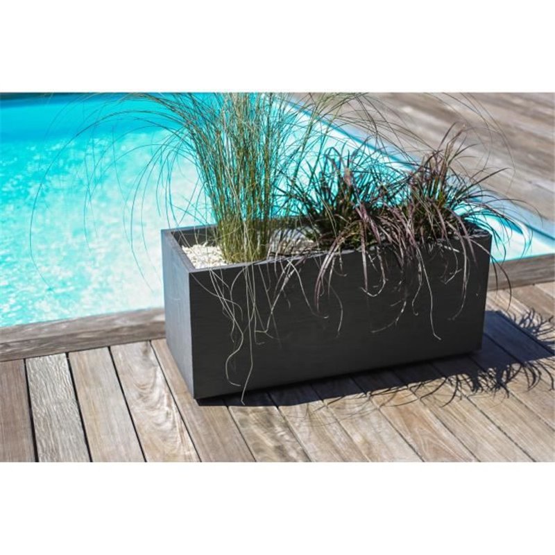 Image secondaire de EDA PLASTIQUE Jardiniere Graphit Up - 57 L - 79,5 x 29,5 x 29,5 cm - Gris anthracite