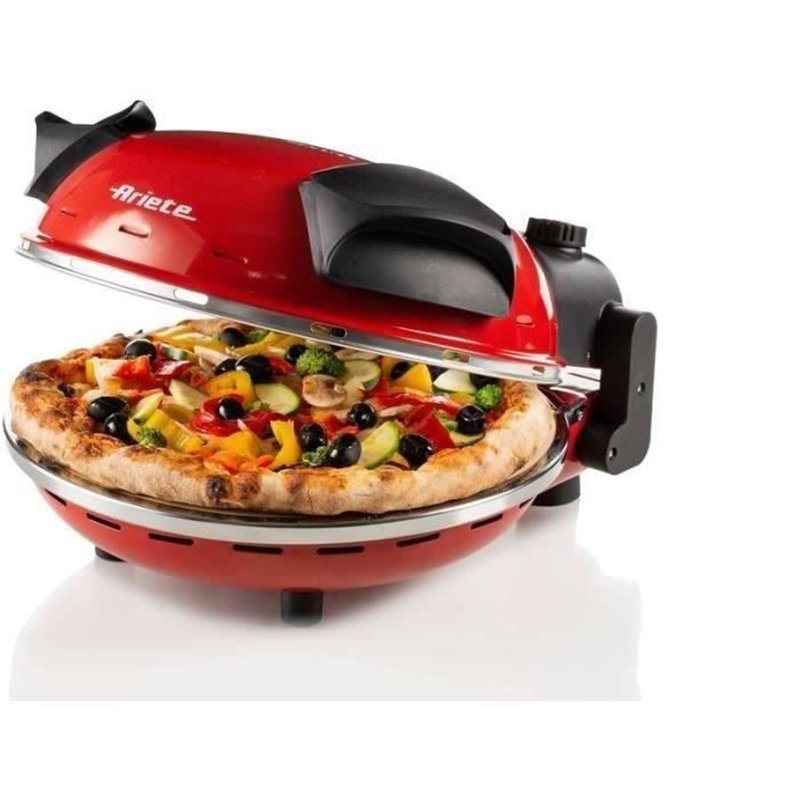 Ariete 0909 Machine et four à pizzas 1 pizza(s) 1200 W Noir, Rouge