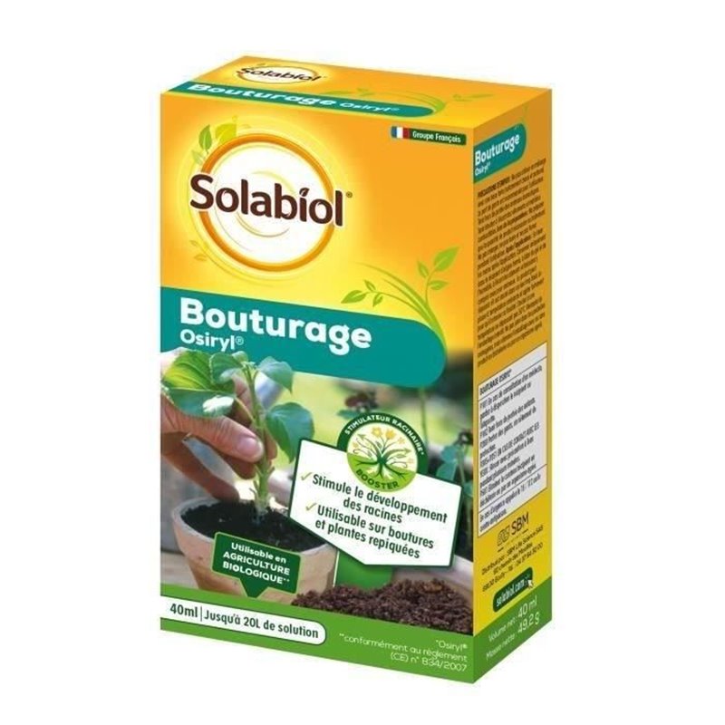 Solabiol SOBOUTU40 Bouturage Osiryl 40mL, Stimulateur racinaire