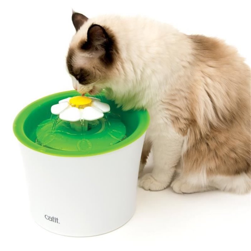 Image secondaire de Fontaine a Fleur Pour Chat Catit Senses 2.0 - Abreuvoir de 3L avec filtre triple action