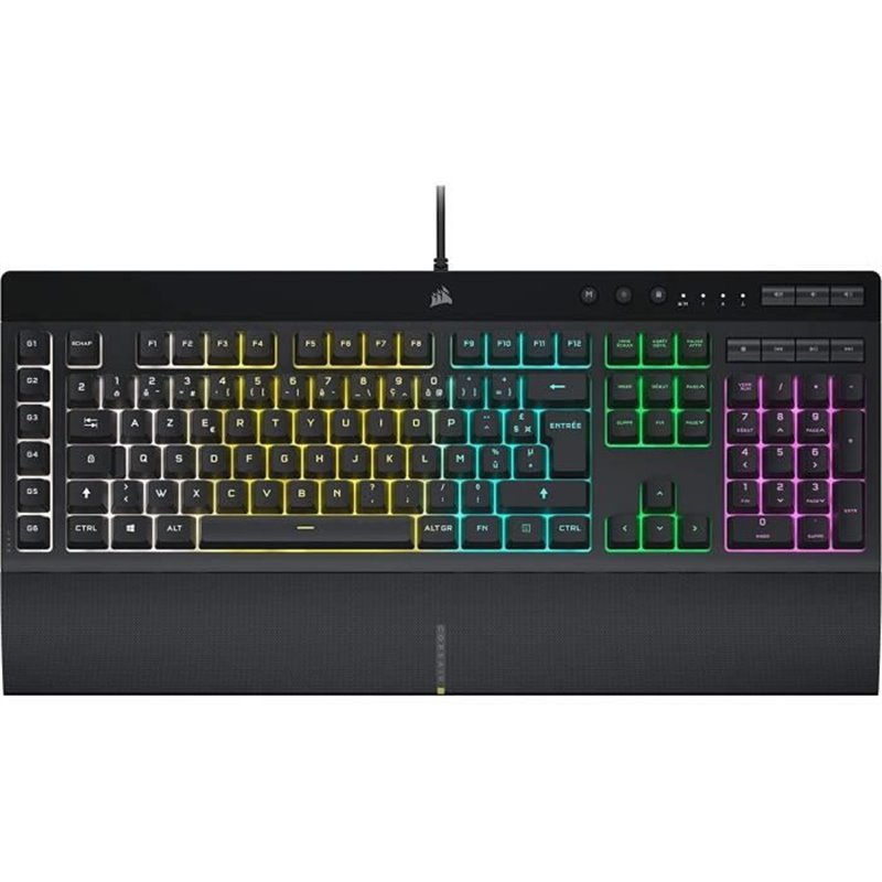 Clavier Gamer - Azerty - CORSAIR - K55 RGB Pro - Numérique - Dôme en caoutchouc - RGB 5 Zones - (CH-9226765-FR)