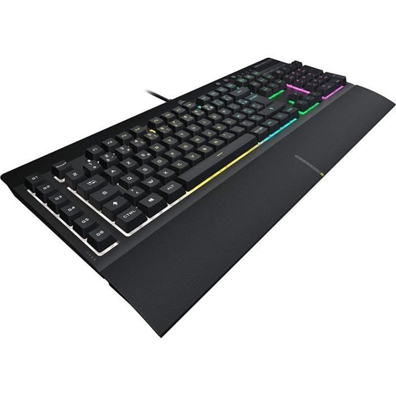 Image secondaire de Clavier Gamer - Azerty - CORSAIR - K55 RGB Pro - Numérique - Dôme en caoutchouc - RGB 5 Zones - (CH-9226765-FR)