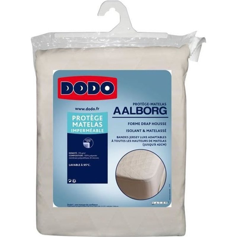 Dodo Protege matelas Aalborg - Matelassé et imperméable - 160x200 cm