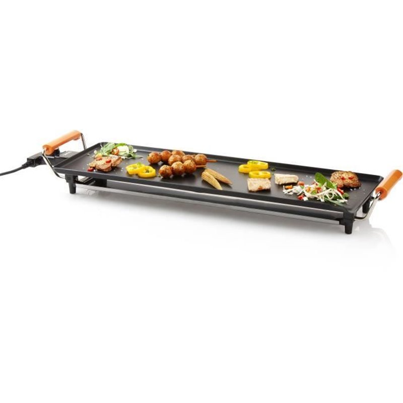 Image secondaire de Plancha électrique - Domo DO8310TP - 1800W - Surface Grill 70 x 22 cm - Poignées cool-touch