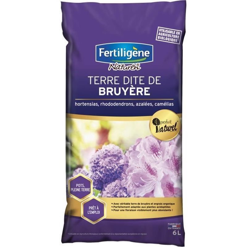 Fertiligene - Terre dite de bruyere 6L