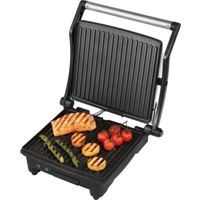 Flexe Grill 180° George Foreman 26250-56 - Grill et Plancha 2 en 1 - 1800W - Design Premium Acier Inoxydable