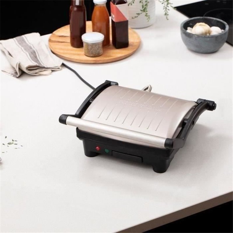 Image secondaire de Flexe Grill 180° George Foreman 26250-56 - Grill et Plancha 2 en 1 - 1800W - Design Premium Acier Inoxydable