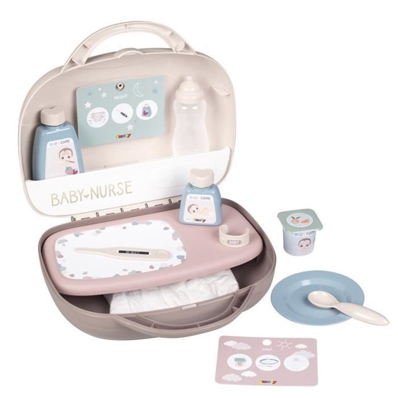 Image secondaire de Vanity Baby Nurse - SMOBY - BN VANITY - 13 accessoires inclus - Multicolore - Mixte - Enfant