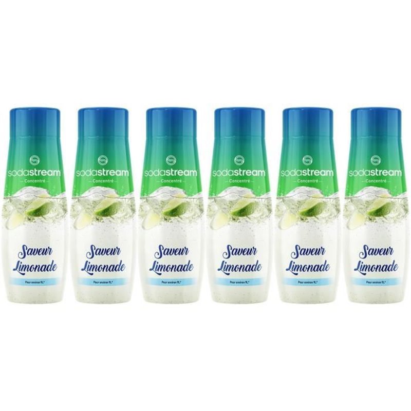 Lot de 6 Concentrés LIMONADE SODASTREAM - 440ml