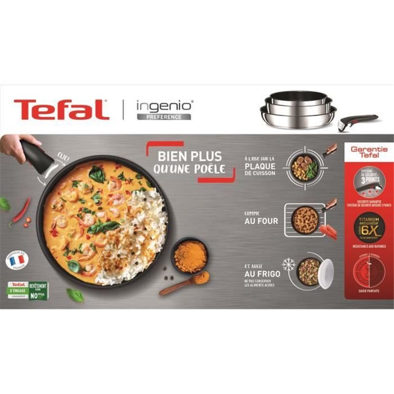 Image secondaire de Tefal Ingenio L9733502 poêle Poêle polyvalente Rond