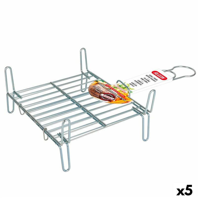 Grill Algon Double zingage 25 x 25 cm (5 Unités)