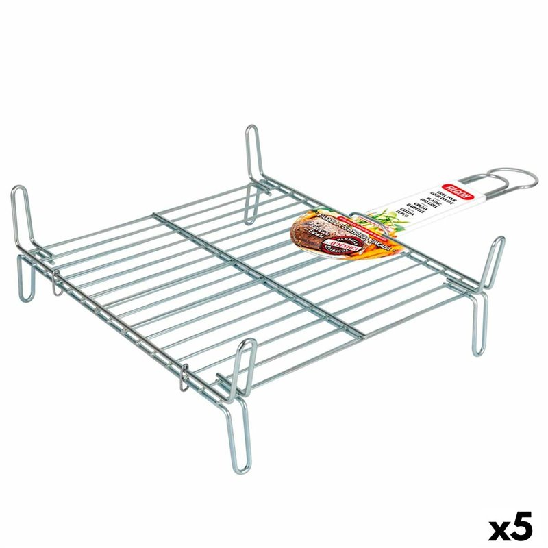 Grill Algon Double zingage 35 x 35 cm (5 Unités)