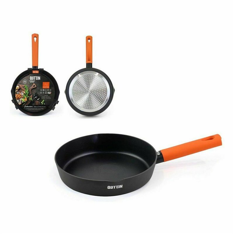 Image secondaire de Poêle Quttin Gastro Noir Orange 35,5 x 21 x 5 cm (6 Unités)