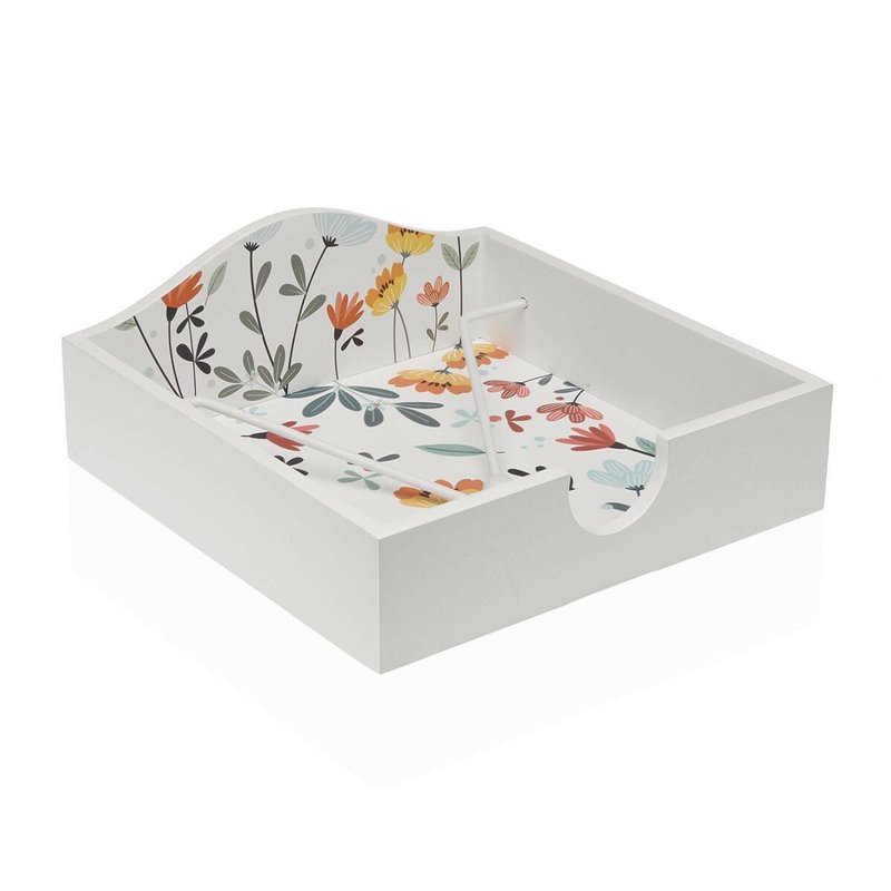 Porte-Serviettes Versa Selene Bois MDF 18 x 7 x 18 cm