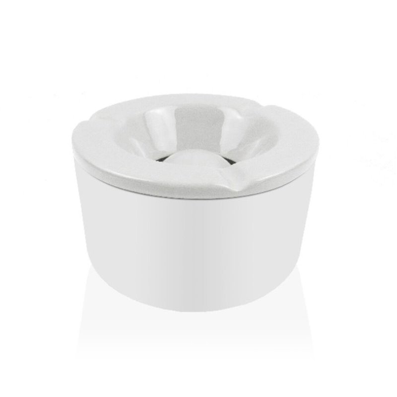 Image secondaire de Cendrier Versa Blanc Dolomite 11,2 x 6,2 x 11,2 cm Rond