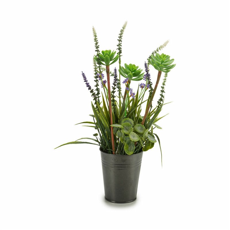 Image secondaire de Plante décorative Lavande Métal Plastique 13 x 40 x 13 cm (12 Unités)