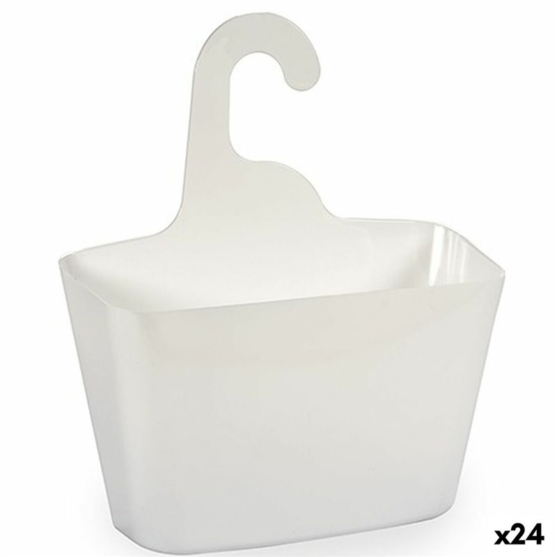 Rangement de douche Blanc Plastique 11,5 x 31,5 x 28,5 cm (24 Unités)