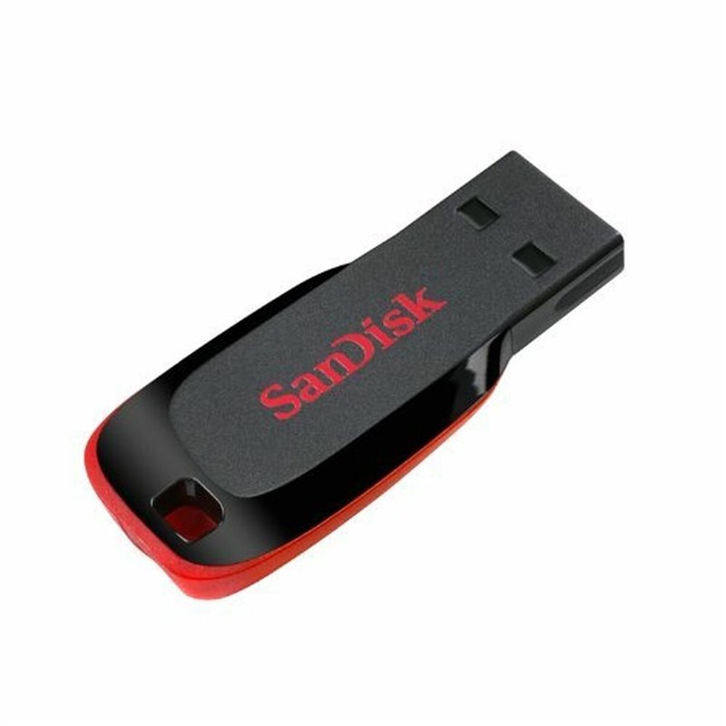 Pendrive SanDisk SDCZ50-016G-B35 USB 2.0 Noir 16 GB Rouge