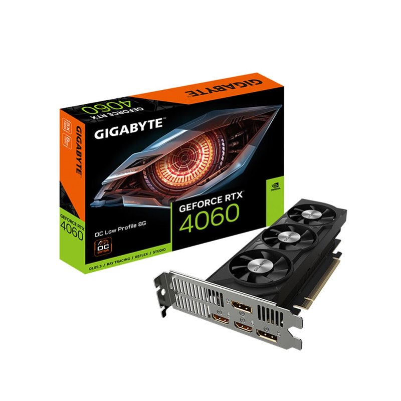 Gigabyte GeForce RTX 4060 OC Low Profile 8G Nvidia GeForce RTX­ 4060 8 Go GDDR6