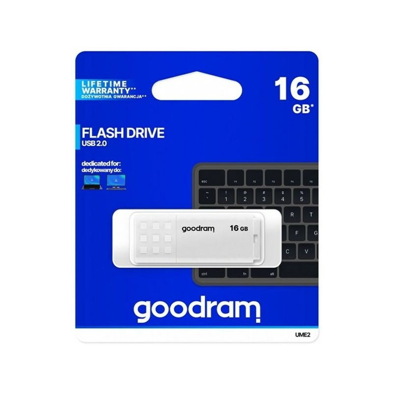 Image secondaire de Goodram UME2 lecteur USB flash 16 Go USB Type-A 2.0 Blanc