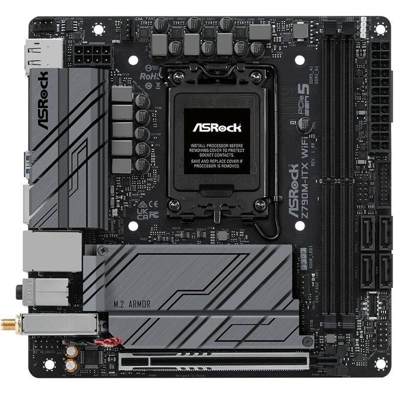 Image secondaire de Carte Mère ASRock Z790M-ITX WiFi LGA 1700 INTEL Z790